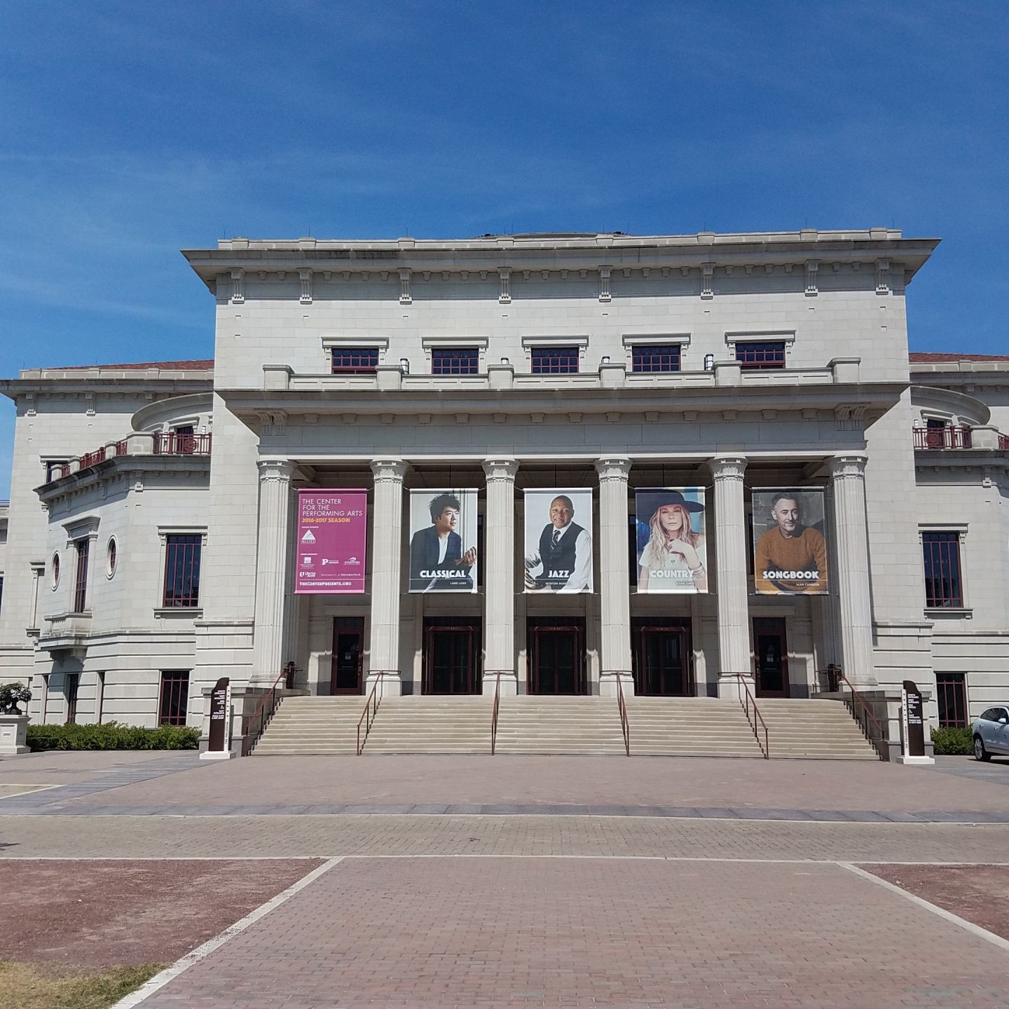 Palladium exterior at the Center for the Performing Arts